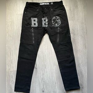 Billionaire Boys Club Black Zip Pants
